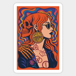 Going to California Magnet